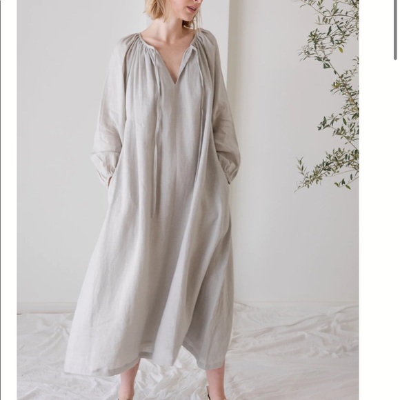 Laude the Label Emilie Dress Sky Gray M/L - Picture 3 of 3